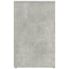 Armoire de dressing Gris béton 80x40x65 cm Bois d'ingénierie 615013615013