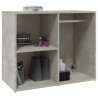 Armoire de dressing Gris béton 80x40x65 cm Bois d'ingénierie 615013615013