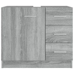 Armoire de lavabo Sonoma gris 63x30x54 cm Bois d'ingénierie 615021615021