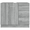 Armoire de lavabo Sonoma gris 63x30x54 cm Bois d'ingénierie 615021615021