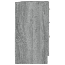 Armoire de lavabo Sonoma gris 63x30x54 cm Bois d'ingénierie 615021615021