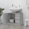 Armoire de lavabo Sonoma gris 63x30x54 cm Bois d'ingénierie 615021615021