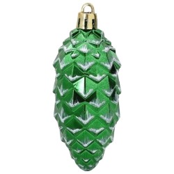 Boule de Pomme de Pin de Noël 40 pcs Vert Plastique 615027615027