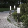 Bornes lumineuses avec sortie lot de 3 50 cm acier inoxydable IP44 615028615028