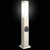 Bornes lumineuses avec sortie lot de 3 50 cm acier inoxydable IP44 615028615028