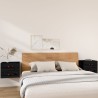 Tables de chevet murales 2 pcs Noir 50x36x40 cm 615029615029