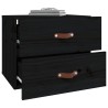 Tables de chevet murales 2 pcs Noir 50x36x40 cm 615029615029