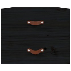 Tables de chevet murales 2 pcs Noir 50x36x40 cm 615029615029