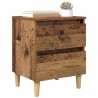 Armoire de lit Bois Ancien 40 x 35 x 50 cm Bois d'ingénierie 615030615030