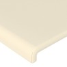 Tête de lit à LED Crème 200x5x78/88 cm Similicuir 615035615035