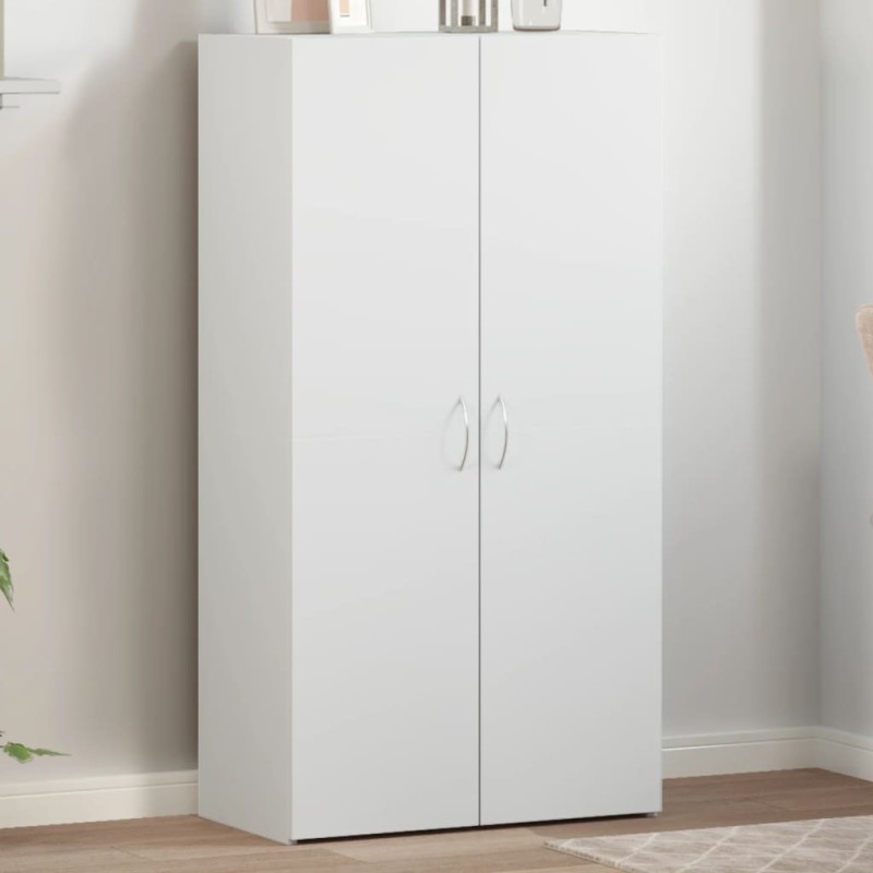 Armoire de classement blanc 60x32x115 cm bois d'ingénierie 615040615040