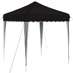 Tente de fête pop-up 195 x 195 x 245 cm Noir Tissu Oxford 615042615042
