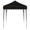 Tente de fête pop-up 195 x 195 x 245 cm Noir Tissu Oxford 615042615042