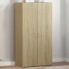 Armoire de classement chêne sonoma 60x32x115 cm bois ingénierie 615046615046