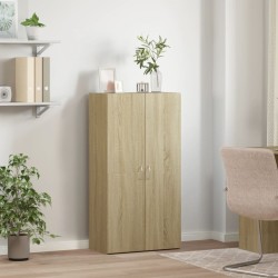 Armoire de classement chêne sonoma 60x32x115 cm bois ingénierie 615046615046