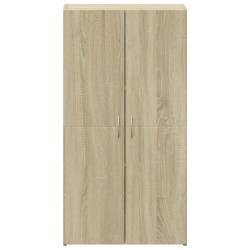Armoire de classement chêne sonoma 60x32x115 cm bois ingénierie 615046615046