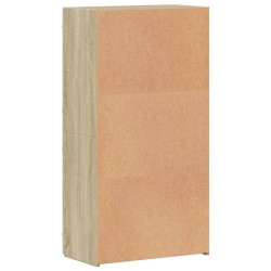 Armoire de classement chêne sonoma 60x32x115 cm bois ingénierie 615046615046