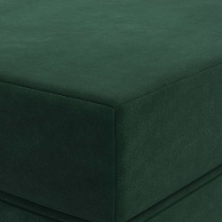 Canapé-lit pliable 100 x 67 x 45 cm Vert foncé 615058615058