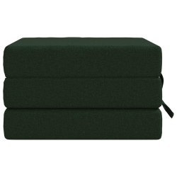 Canapé-lit pliable 75 x 63 x 45 cm Vert foncé 615078615078