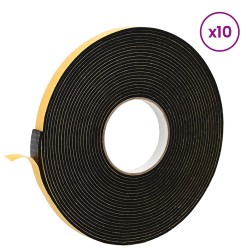 Ruban adhésif en mousse 10 pcs Noir 15mm x 10m Mousse CR 615079615079