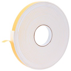 Ruban adhésif en mousse 10 pcs Blanc 20mm x 10m Mousse CR 615081615081