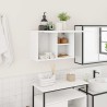 Armoire murale de bain blanc 60x25x40 cm bois d'ingénierie 615084615084
