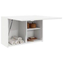 Armoire murale de bain blanc 60x25x40 cm bois d'ingénierie 615084615084