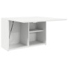 Armoire murale de bain blanc 60x25x40 cm bois d'ingénierie 615084615084