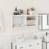 Armoire murale de bain blanc 100x25x40 cm bois d'ingénierie 615086615086
