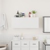Armoire murale de bain blanc 100x25x40 cm bois d'ingénierie 615086615086