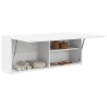 Armoire murale de bain blanc 100x25x40 cm bois d'ingénierie 615086615086