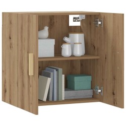 Armoire murale chêne artisanal 60x31x60 cm bois d'ingénierie 615088615088