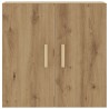 Armoire murale chêne artisanal 60x31x60 cm bois d'ingénierie 615088615088