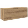 Armoire murale de bain chêne artisanal bois d'ingénierie 615092615092