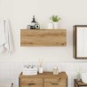 Armoire murale de bain chêne artisanal bois d'ingénierie 615092615092