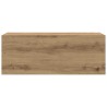 Armoire murale de bain chêne artisanal bois d'ingénierie 615092615092