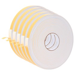 Ruban adhésif en mousse 5 pcs Blanc 20mm x 10m Mousse CR 615097615097