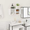 Armoire murale de bain blanc 60x25x30 cm bois d'ingénierie 615103615103