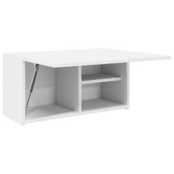 Armoire murale de bain blanc 60x25x30 cm bois d'ingénierie 615103615103