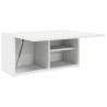 Armoire murale de bain blanc 60x25x30 cm bois d'ingénierie 615103615103