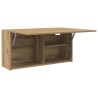 Armoire murale de bain chêne artisanal bois d'ingénierie 615105615105