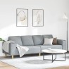 Canapé de salon Gris clair 250 x 77 x 76 cm Polyester 615106615106
