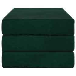 Canapé-lit pliable 80 x 67 x 45 cm Vert foncé 615109615109