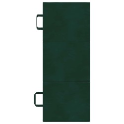 Canapé-lit pliable 75 x 67 x 45 cm Vert foncé 615114615114