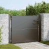 Porte de Jardin Noir 110 x 105 cm Acier enduit de poudre 615115615115