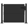 Porte de Jardin Noir 110 x 105 cm Acier enduit de poudre 615115615115