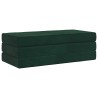 Canapé-lit pliable 120 x 67 x 45 cm Vert foncé 615120615120