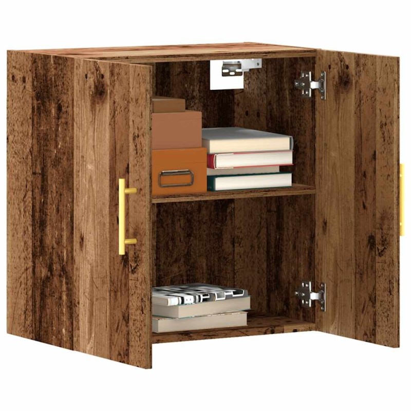 Armoire murale vieux bois 60x31x60 cm bois d'ingénierie 615121615121