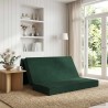 Canapé-lit pliable 140 x 67 x 45 cm Vert foncé 615126615126