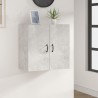Armoire murale Gris béton 60x31x60 cm Bois d'ingénierie 615127615127